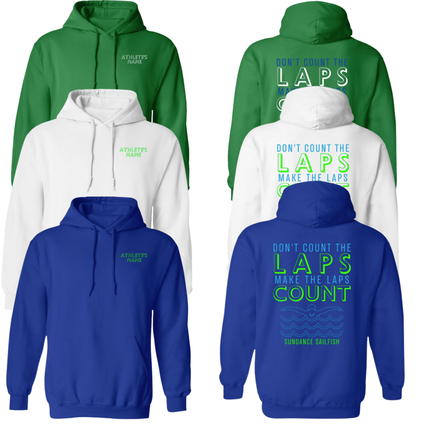 Make the Laps Count- Adult Utility Hoodie