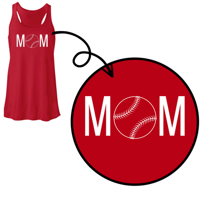 Baseball Mom- Comfy T-shirt or Tank Top