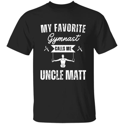 My Favorite Gymnast Youth T-Shirt (Mens Team)