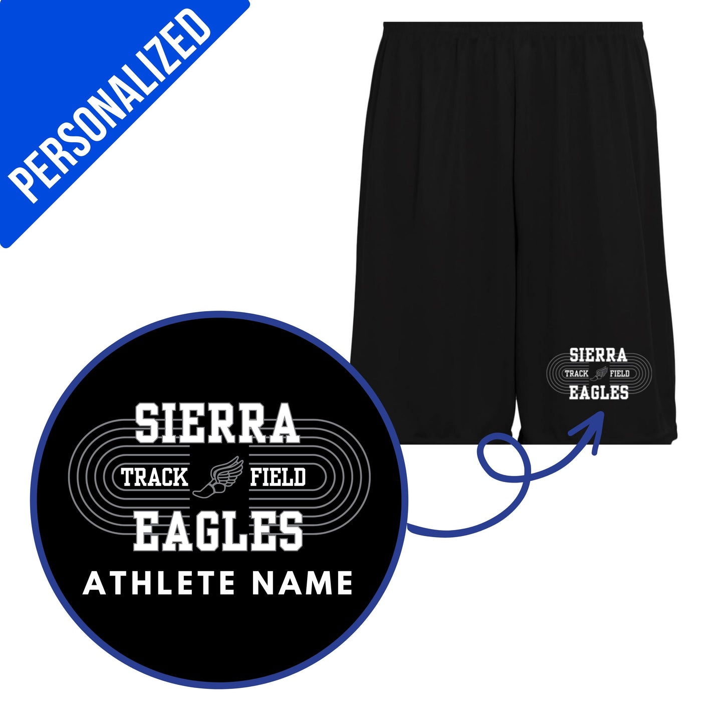 Personalized Sierra Track & Field- Adult