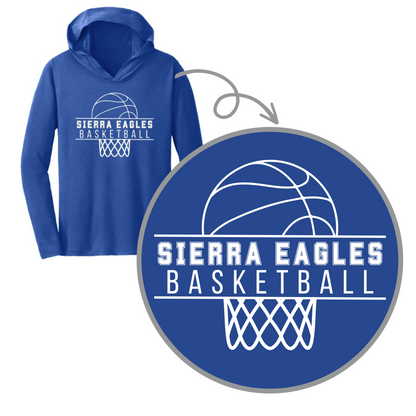Sierra Basketball Adult T-Shirt Hoodie