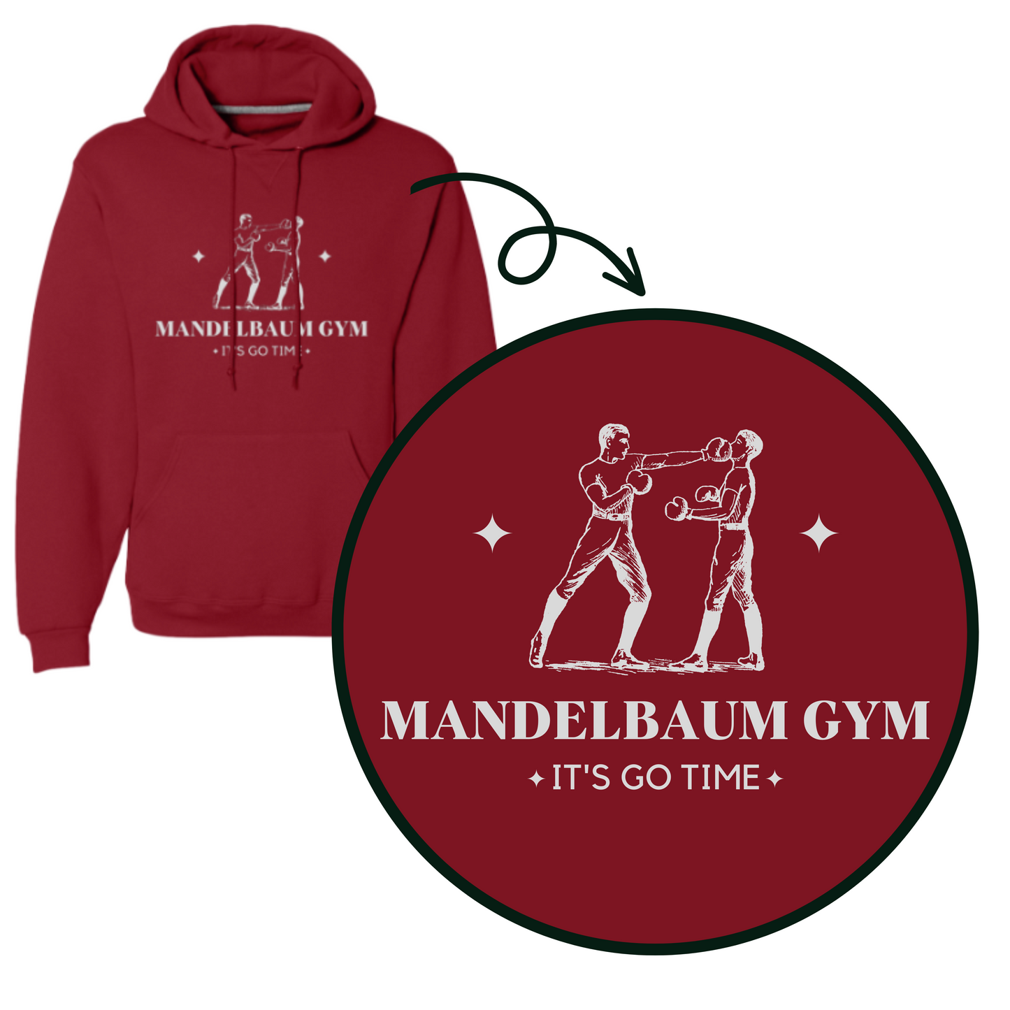 Mandelbaum Gym Performance Hoodie