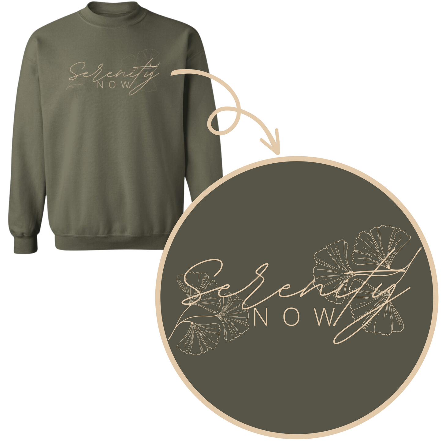 Seinfeld Serenity Now Crewneck