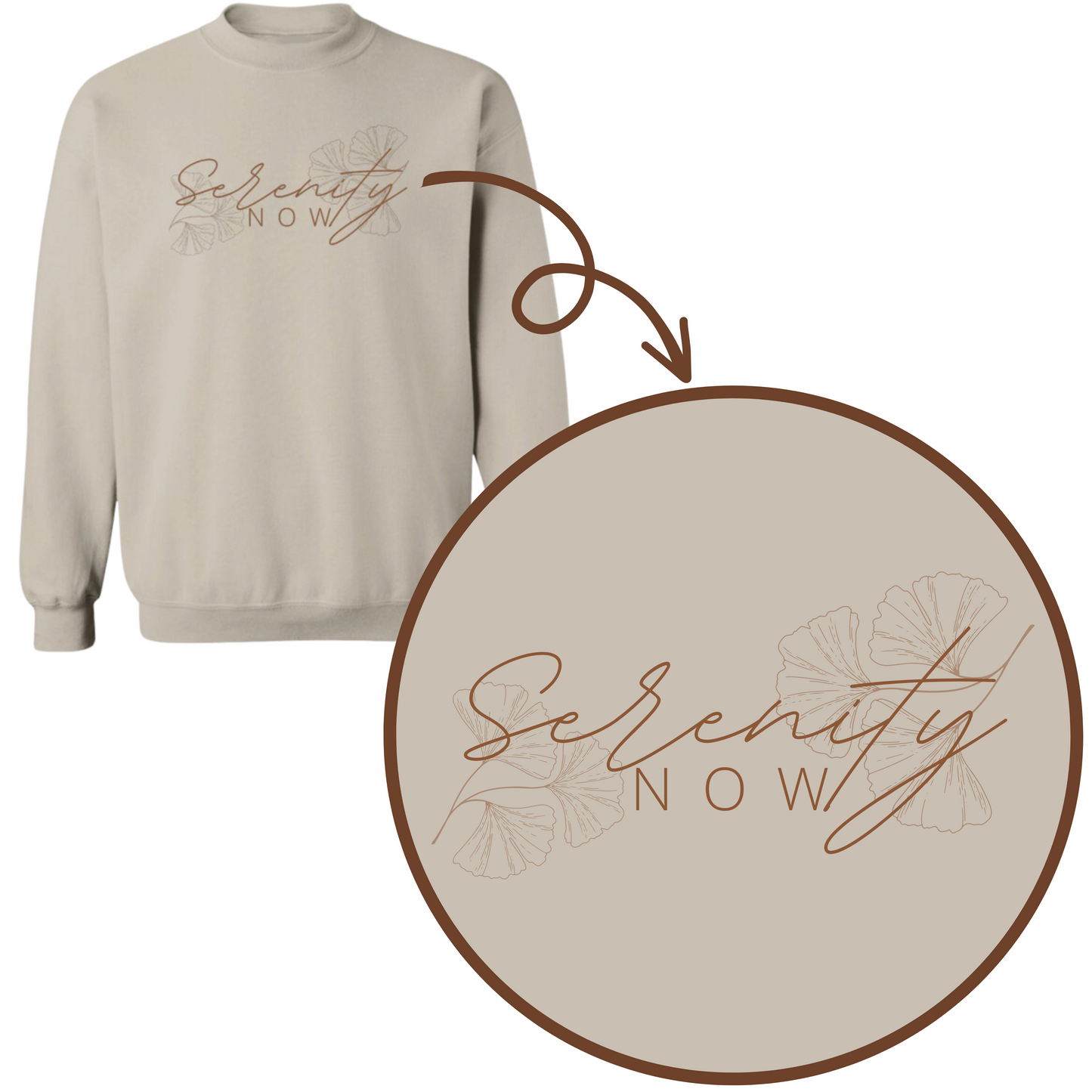 Seinfeld Serenity Now Crewneck