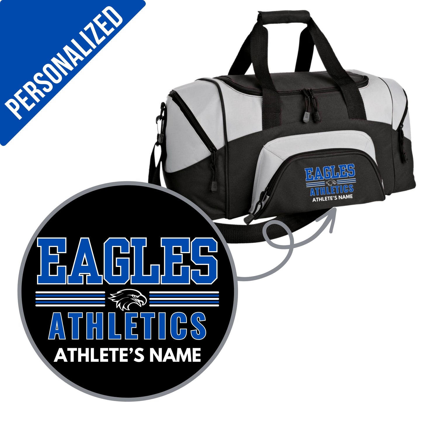 Eagles Athletics Bags- Personalized