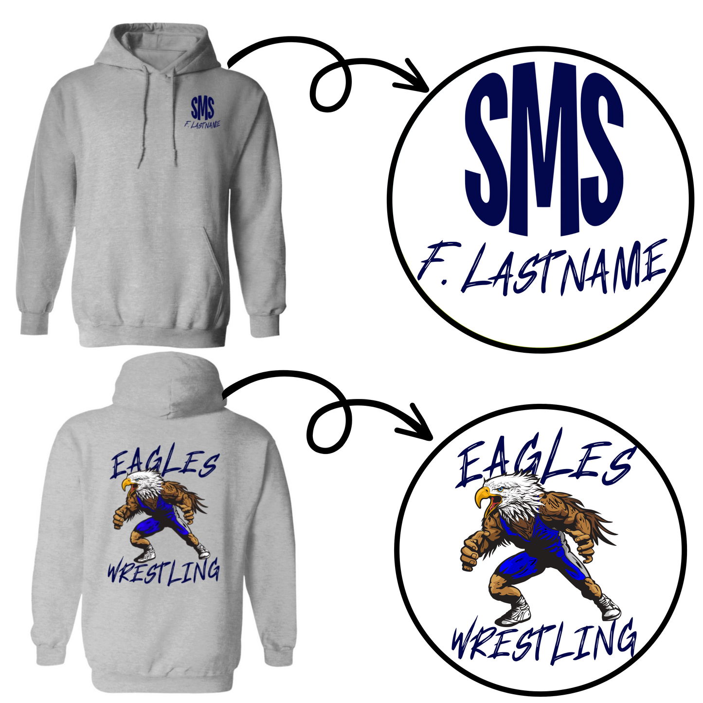 Sierra Middle School Wrestling: Where Personalized Shirts and Victory Collide!