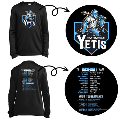 Adult Yeti 2026 Team and Tournaments