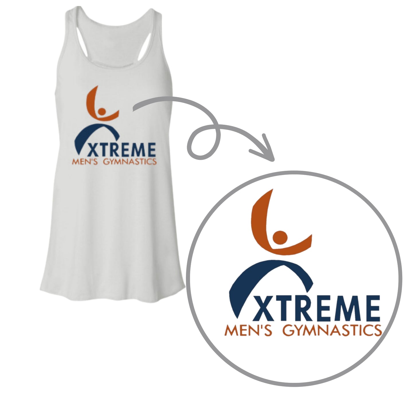 Xtreme Mens Flowy Racerback Tank