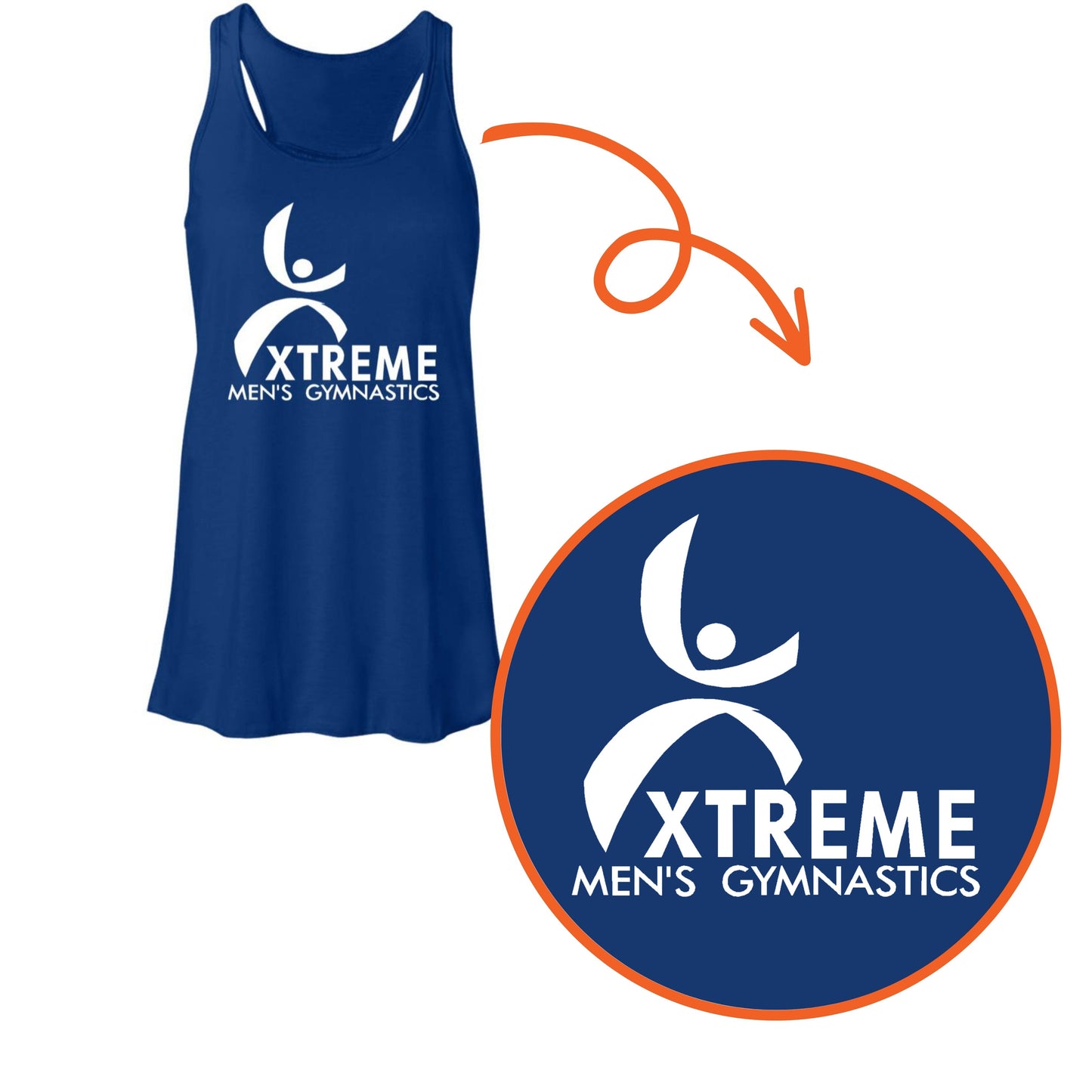 Xtreme Mens Flowy Racerback Tank