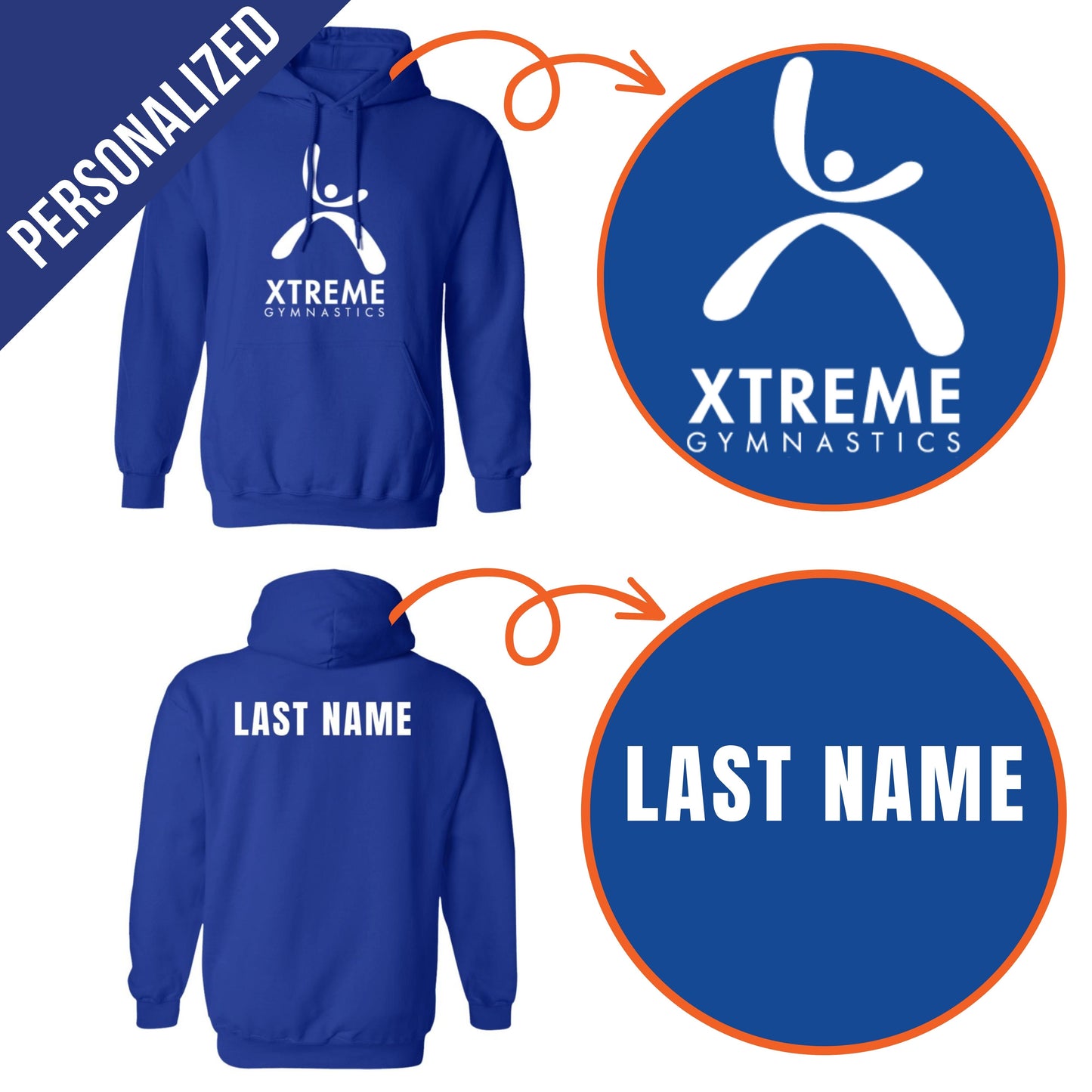 Personalized Xtreme Gymnastics Sweatshirts