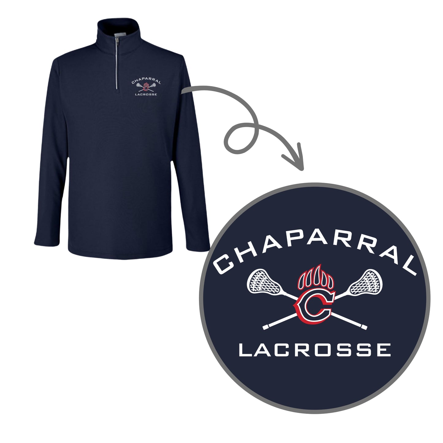 Chaparral LAX 1/4 Zip Up