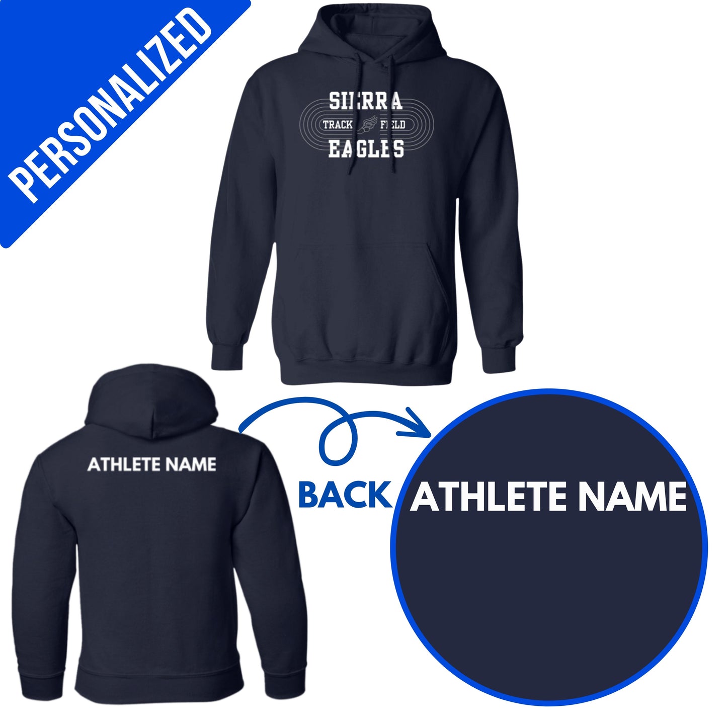 Personalized Sierra Track & Field- Adult