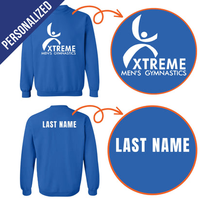 Personalized Xtreme Mens Gymnastics Sweatshirts