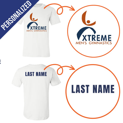 Personalized Xtreme Mens Gymnastics T-Shirt