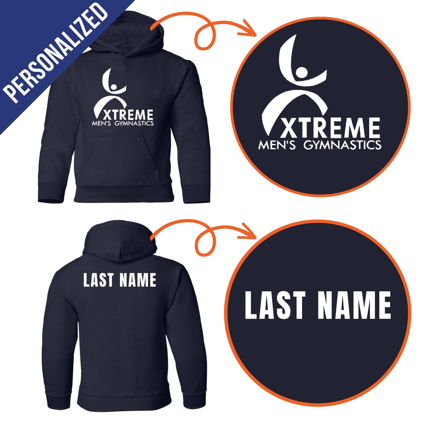 Personalized Mens Xtreme Youth T-Shirt & Hoodie