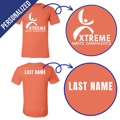 Personalized Xtreme Mens Gymnastics T-Shirt