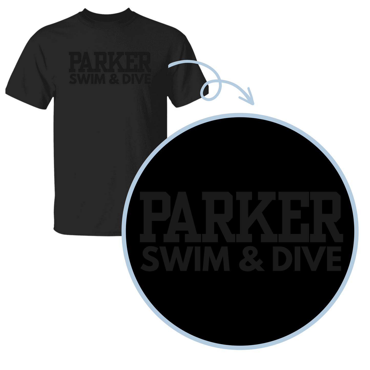 Parker Swim Black on Black