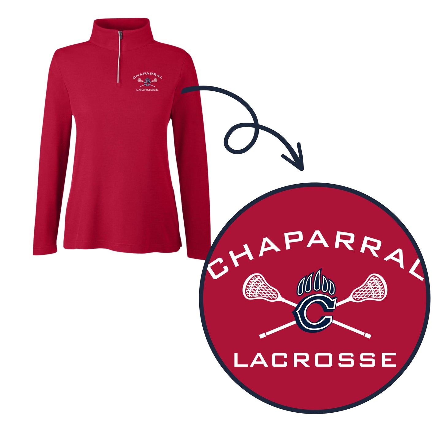 Chaparral LAX 1/4 Zip Up