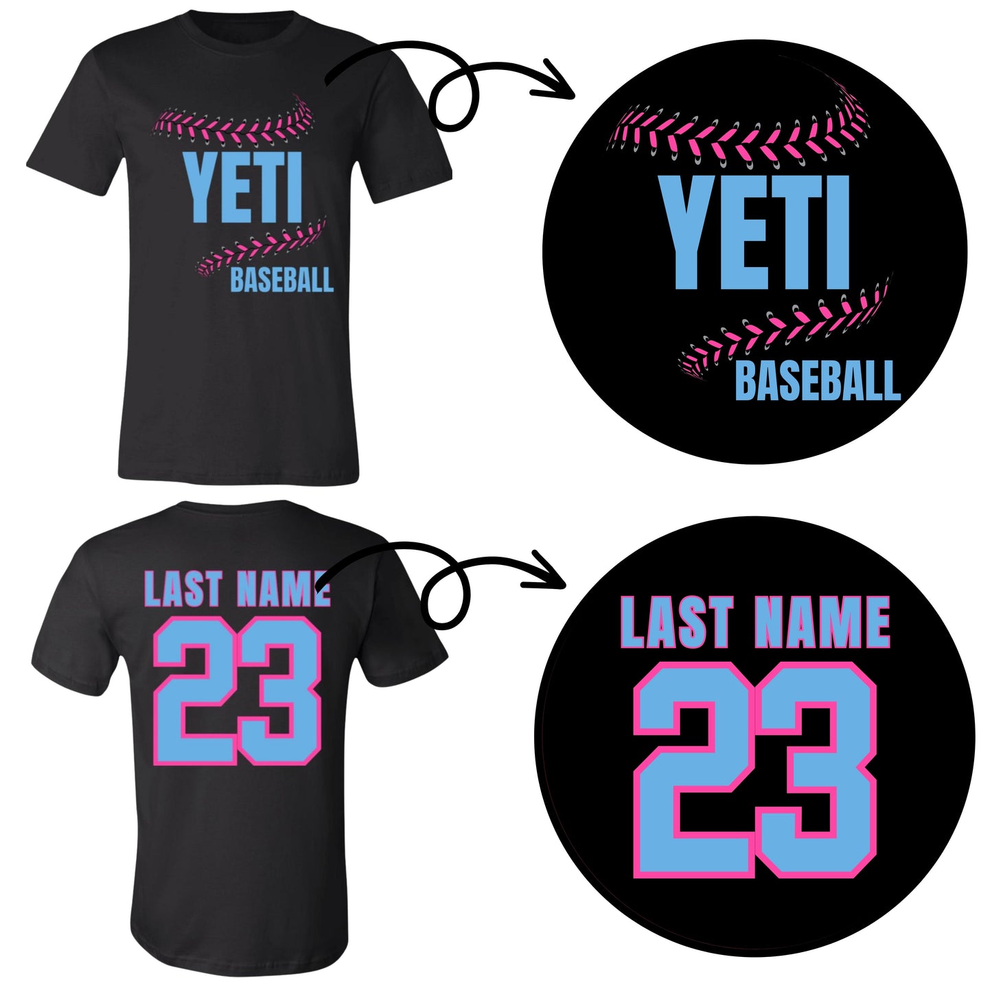 Personalized Yeti Baseball Mom