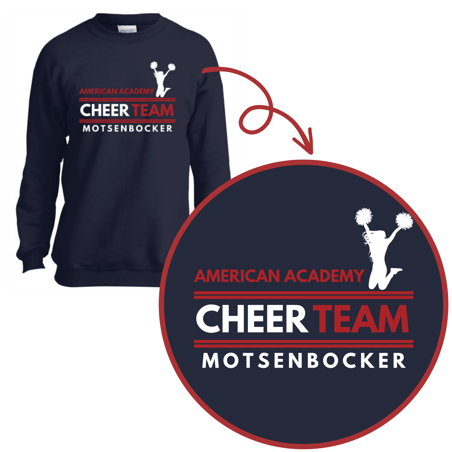 American Academy Cheer Team- Youth Sizes