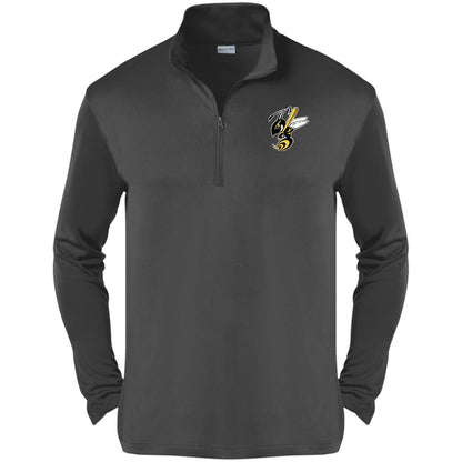 Simple Sting Logo- Adult 1/4-Zip Pullover Performance