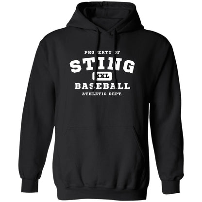 Sting Athletic Department- Adult White Font Hoodie