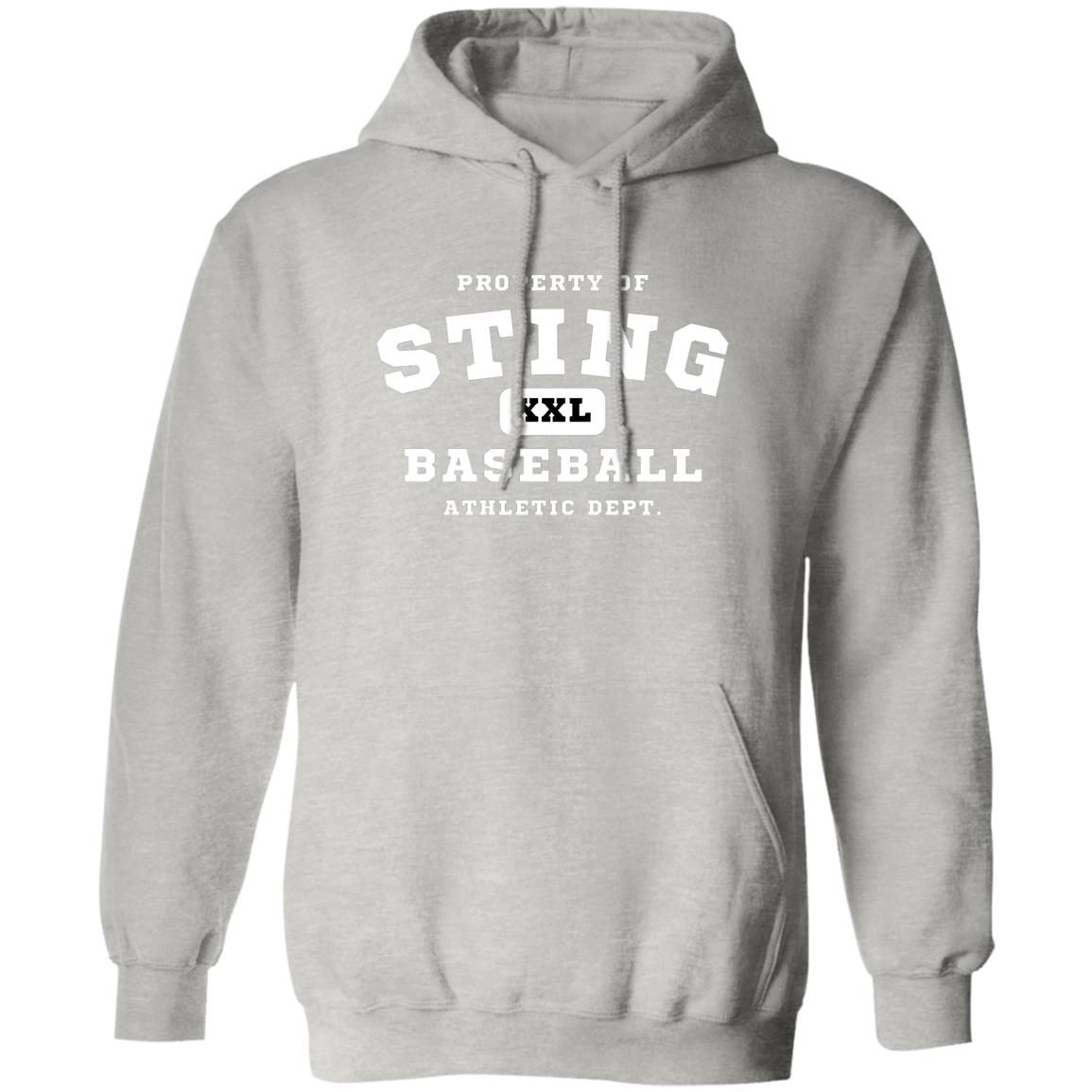 Sting Athletic Department- Adult White Font Hoodie