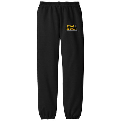 Sting Baseball Logo- Youth Utility Fleece Sweatpants